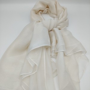 Off-White Thin Large Silk Scarf